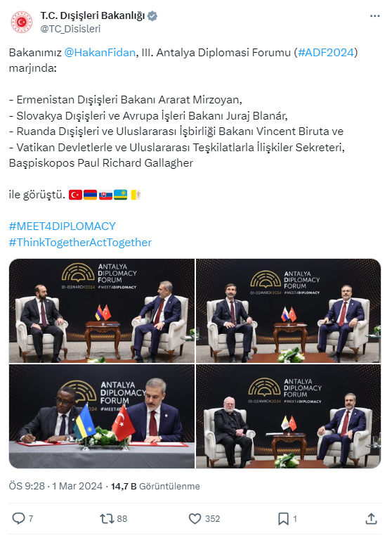Dışişleri Bakanı Hakan Fidan'dan Antalya'da diplomasi trafiği - TRHaber