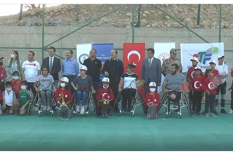 Şırnak'ta düzenlenen Cudi Cup Tenis Turnuvası başladı