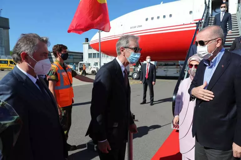 Cumhurbaşkanı Erdoğan, NATO Zirvesi için Brüksel'de