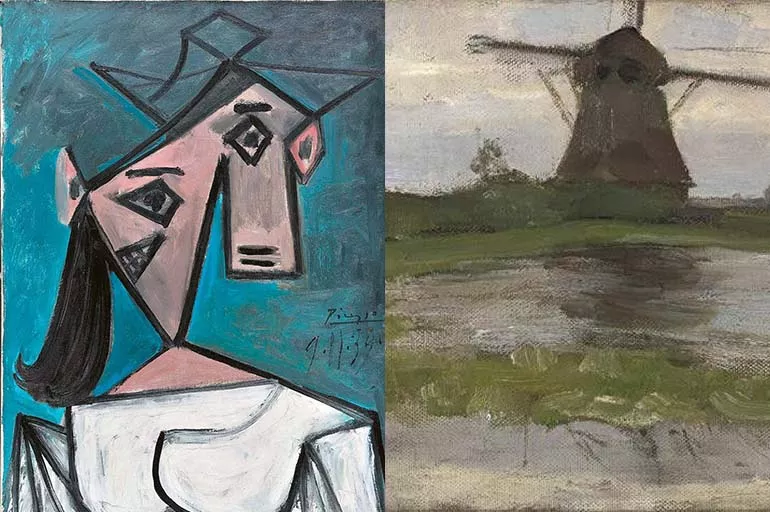 Picasso ve Mondrian'ın çalınan tabloları bulundu