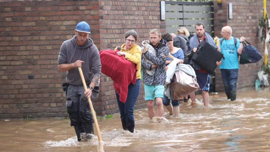 Belçika'da sel felaketi: 6 kişi hayatını kaybetti
