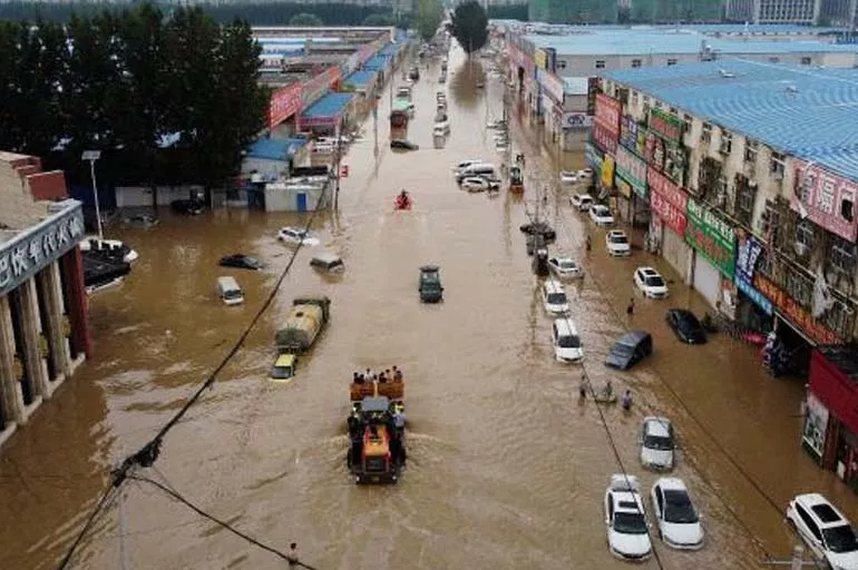 Çin'de yaşanan sel felaketinde can kaybı 56 oldu