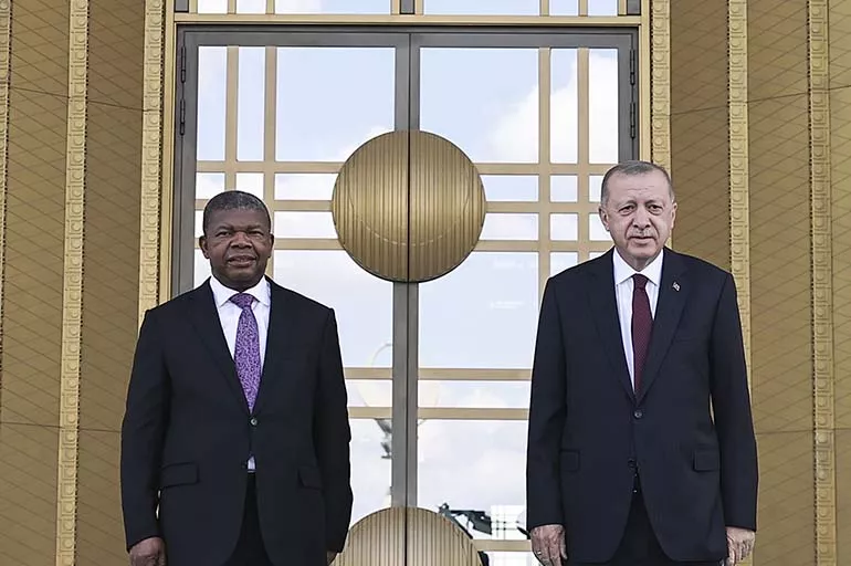 Cumhurbaşkanı Erdoğan ve Angola Cumhurbaşkanı görüşmesi