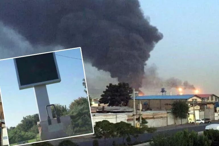 İran'daki dev yangın, İsrail konulu kum saatini durdurdu
