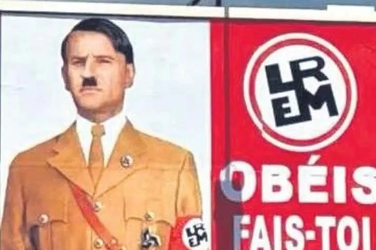 Macron Hitler benzetmesine dayanamadı