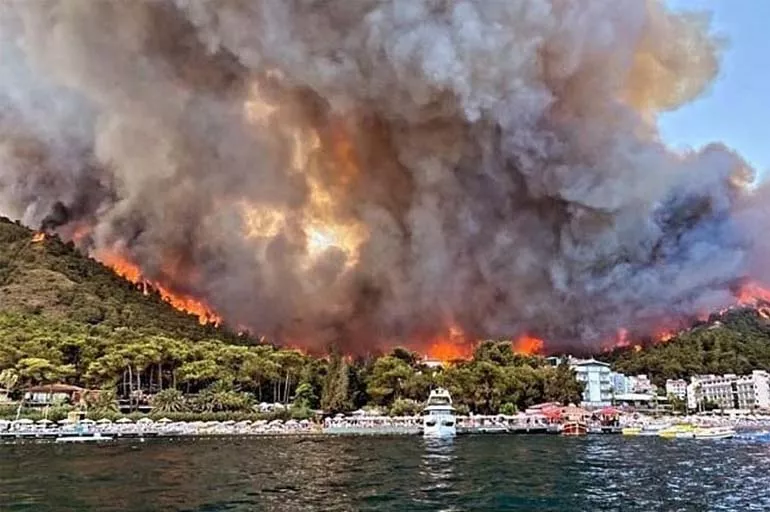 Marmaris'teki orman yangınının çıkış nedeni belli oldu