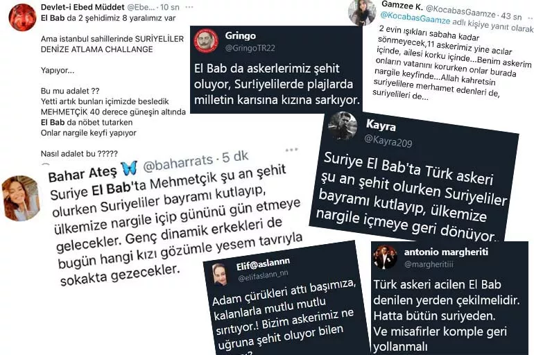 Teröristler saldırdı, Türkiye'de bir kesim ırkçı kampanya başlattı
