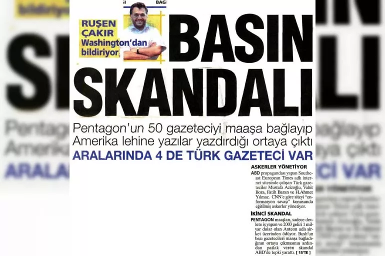'Pentagon'un Türk gazetecileri'... Bu haberi yapan sizce kim?