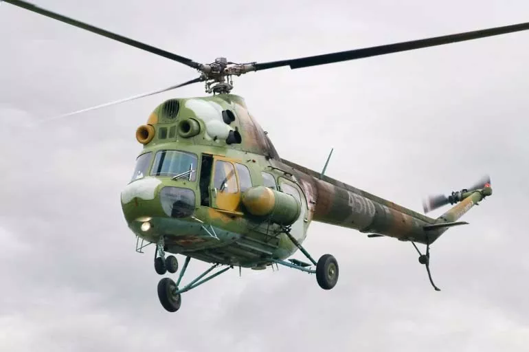 Ukrayna'da Mil Mi-2 tipi askeri helikopter düştü: 2 ölü