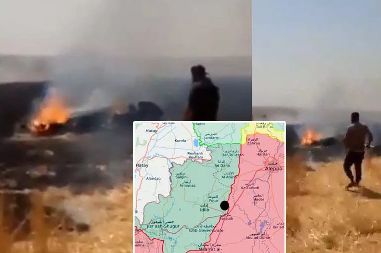 İdlib'de muhalifler rejime ait insansız hava aracını düşürdü