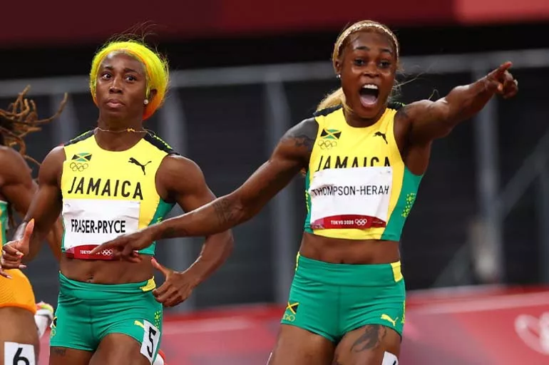 Jamaikalı kadın atletler 4x100 metrede altın madalya kazandı