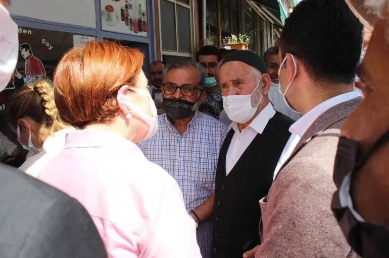 Meral Akşener'den 'Kılıçdaroğlu ile kol kola giriyorsun' diyen vatandaşa fırça