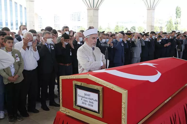 Şehit Uzman Onbaşı Cengizhan Kaplan Ankara'da toprağa verildi