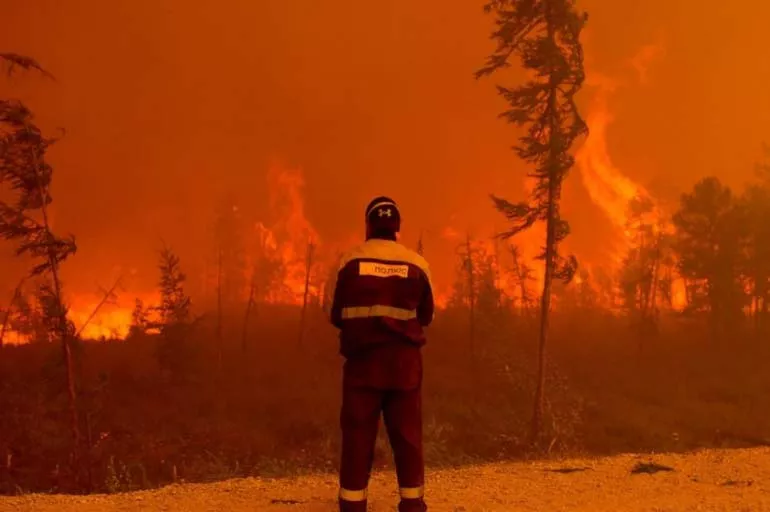 Sibirya ormanları yanıyor karbondioksit rekoru kırıldı