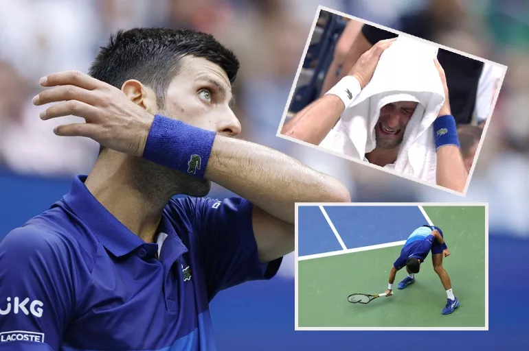 Djokovic kaybedince ağlayarak raketini parçaladı! Medvedev ise zafer çığlıkları attı