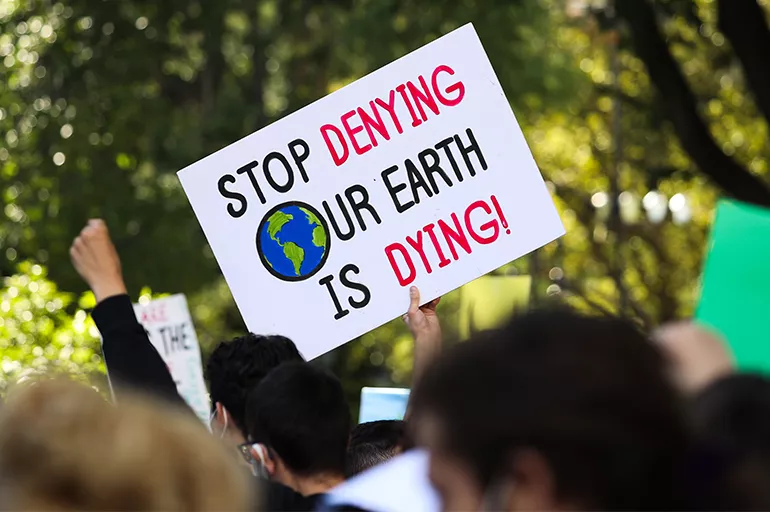 ABD'de İklim Değişikliği Protestosu