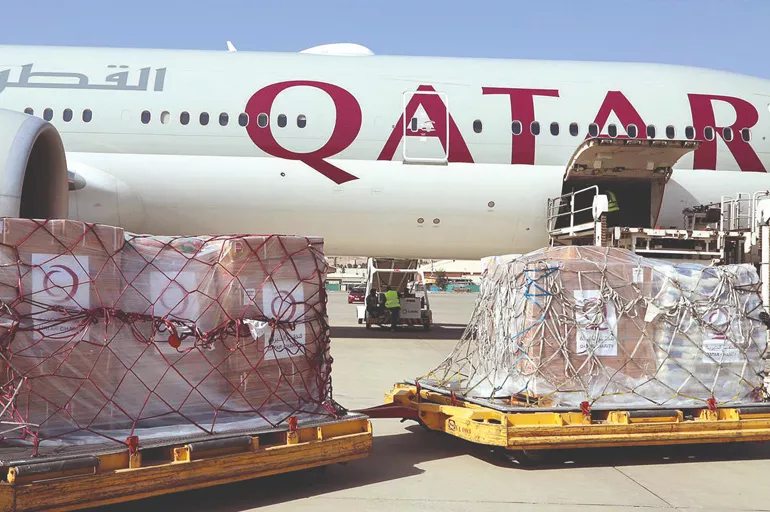 Katar'dan insani yardım taşıyan altıncı uçak Kabil'e ulaştı