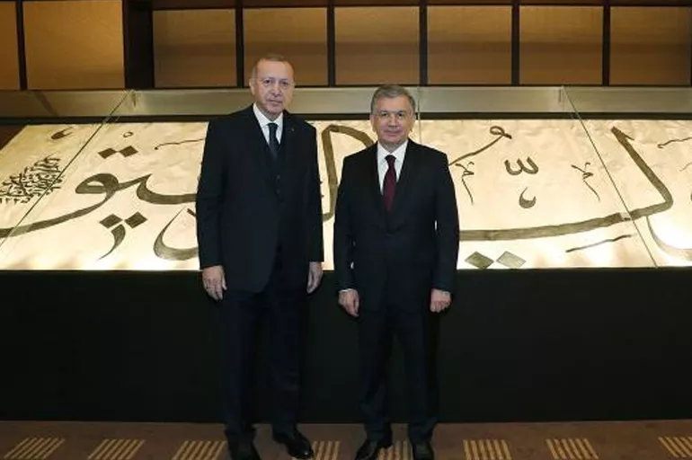 Son dakika: Cumhurbaşkanı Erdoğan, Özbekistan Cumhurbaşkanı ile görüştü