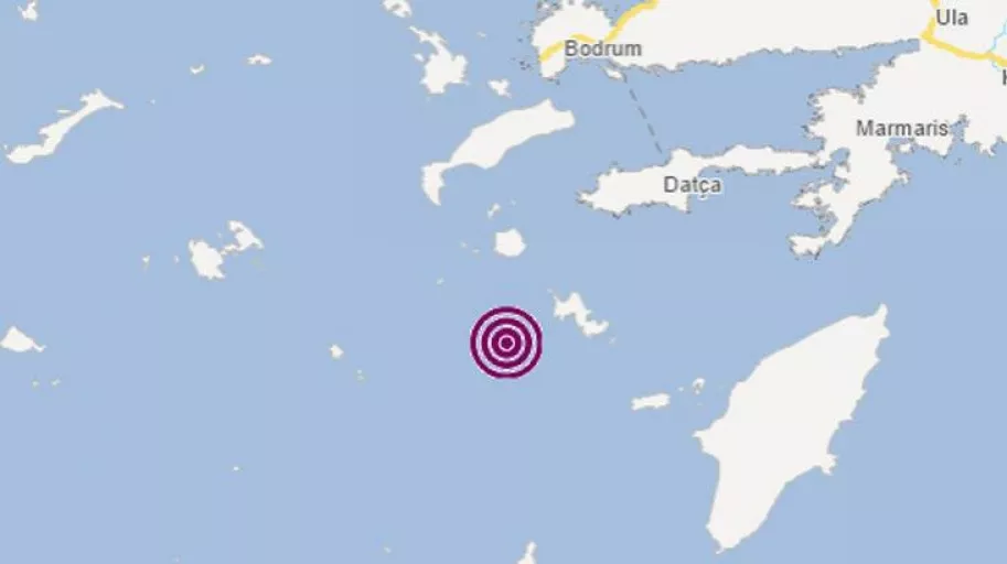 Son dakika! Ege Denizi'nde 4,4 büyüklüğünde deprem