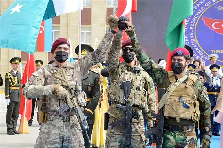 Türkiye, Azerbaycan ve Pakistan kuvvetlerinden 'Üç Kardeşler' tatbikatı!