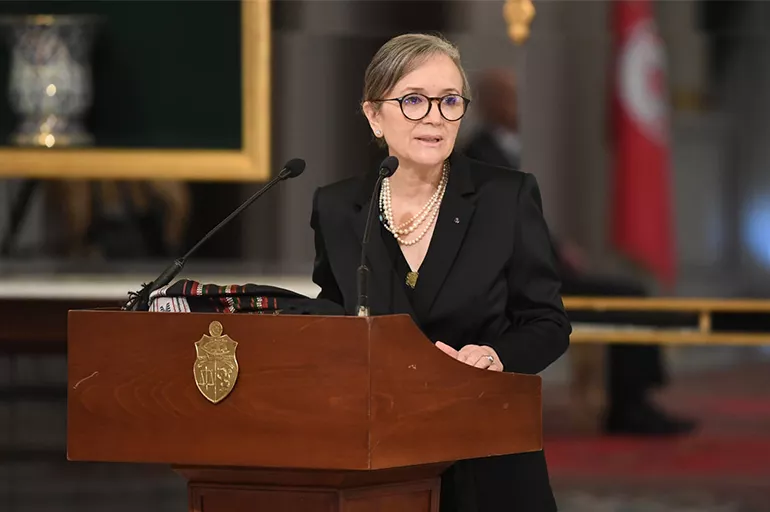 Arap coğrafyasının ve Tunus'un ilk kadın Başbakanı Ramazan kabineyi açıkladı