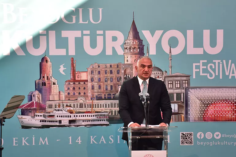 Bakan Ersoy, Beyoğlu Kültür Yolu Festivali'nin tarihini açıkladı