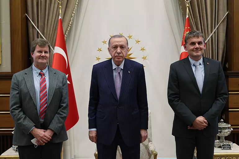 Cumhurbaşkanı Erdoğan, Farasis Enerji CEO'su Kepler'i kabul etti