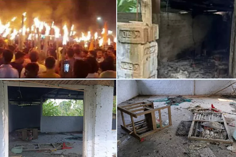 Hint çeteleri Müslümanlara saldırdı, camileri yaktı