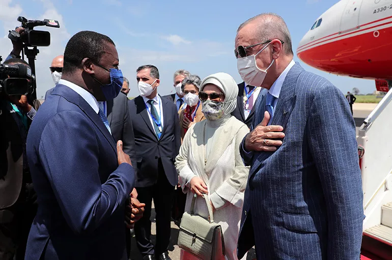 Son dakika: Cumhurbaşkanı Erdoğan Togo'da