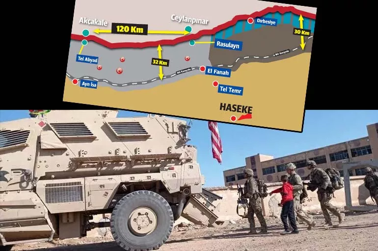 ABD ordusu PKK/YPG'nin 'bizzat' yanında: Tel Temr'deki boş bir okulu kışlaya çevirdiler