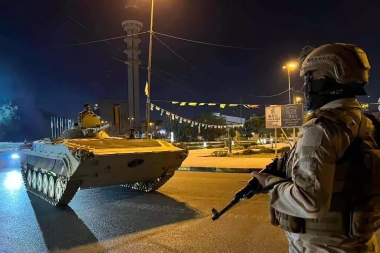 Bağdat'ta tanklar sokağa çıktı! Yüzlerce asker devriye geziyor