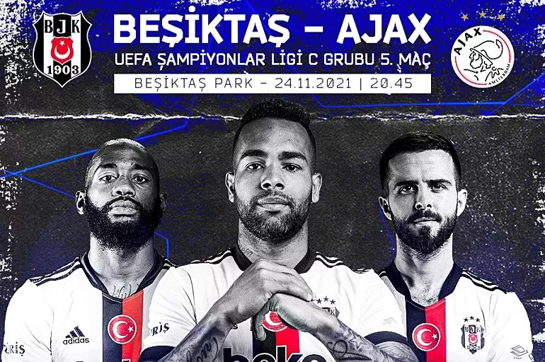 Beşiktaş Ajax maçı ilk 11'leri belli oldu