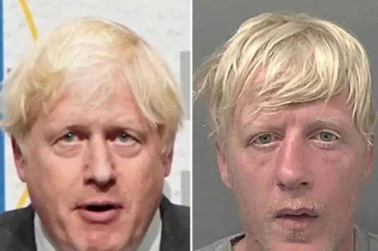 Boris Johnson'a benzeyen adam viral oldu!