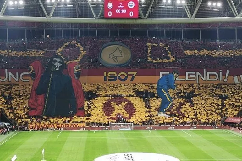 Galatasaray'ın Squid Game koreografisi ses getirdi