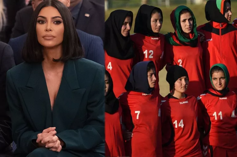 Kim Kardashian Afganistanlı futbolculara sponsor oldu