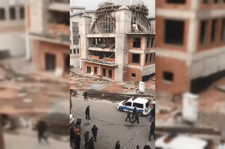 Kocaeli'nde yıkılan camii felaketi yaşattı! 8 yaralı