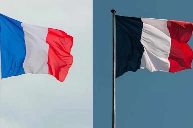 Macron, ulusal bayrağın rengini değiştirdi