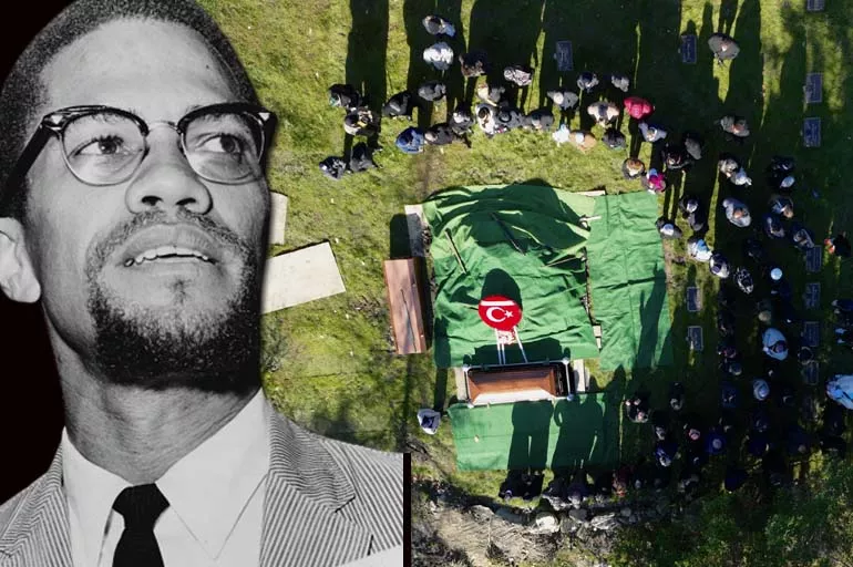 Malcolm X'in kızı defnedildi! Cenazede ay-yıldızlı çelenk hep yanıbaşındaydı