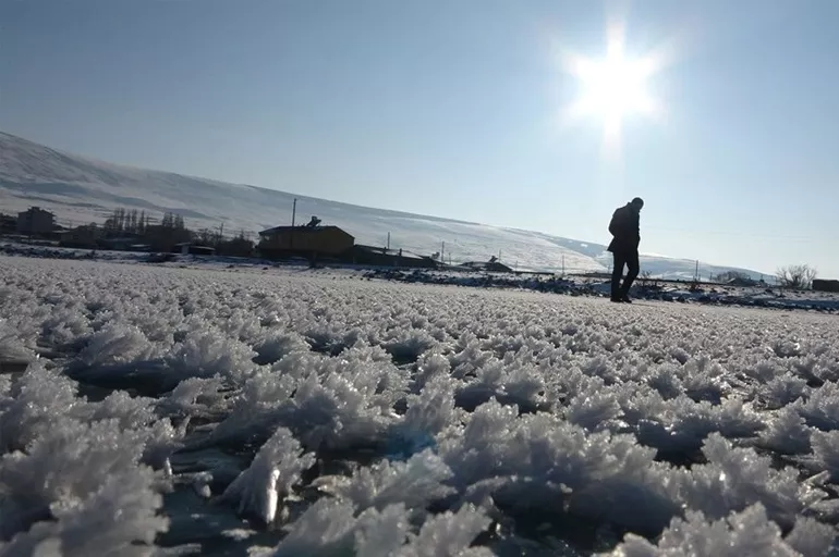 Yılın en düşük sıcaklığı eksi 4 dereceyle Ardahan'da kaydedildi