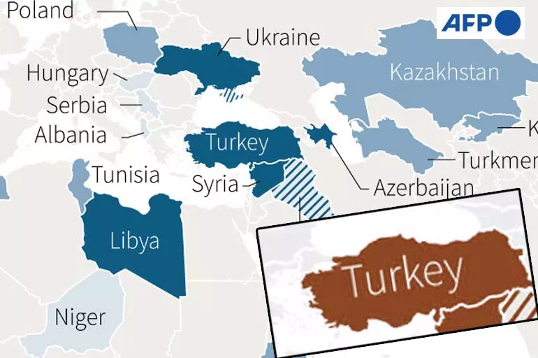 AFP'den skandal harita! Trakya'yı Türkiye'den kopardılar