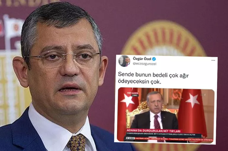 CHP Grup Başkanvekili Özel'in 2015 yılında Cumhurbaşkanı Erdoğan'ı tehdit ettiği ortaya çıktı