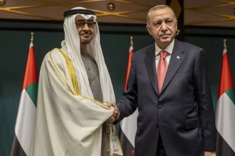 Cumhurbaşkanı Erdoğan Abu Dabi Veliaht Prensi Nahyan ile görüştü