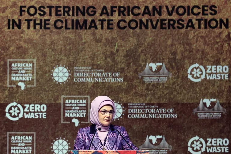 Emine Erdoğan: İklim değişikliği sorunlarıyla mücadele edebilecek son nesiliz