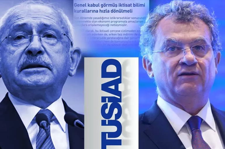 Faizin adı oldu 'ekonomi bilimi'... TÜSİAD, CHP'nin emriyle jet bildiri yayınladı