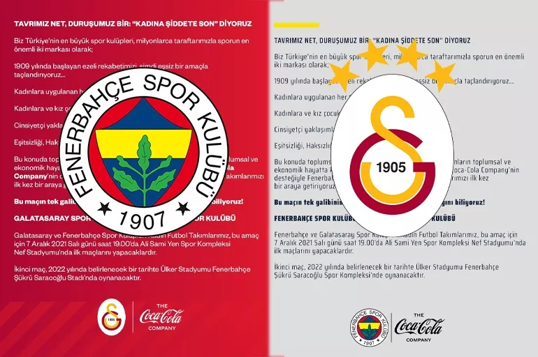Fenerbahçe ve Galatasaray tekrar sahaya çıkıyor