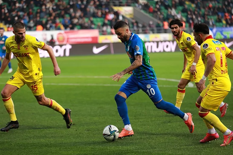 Göztepe Rize'de hüsrana uğradı: Karadeniz'de 4 gol var