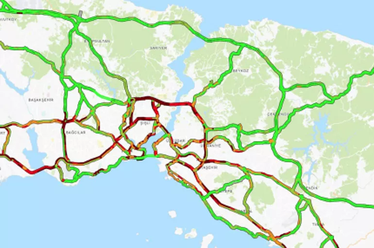 İstanbul'da trafik yoğunluğu! Durma noktasına geldi