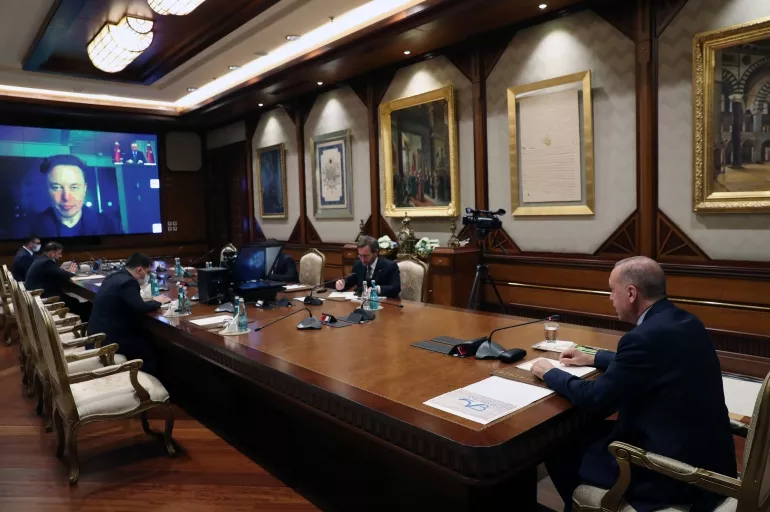 Son dakika: Cumhurbaşkanı Erdoğan ile SpaceX CEO'su Elon Musk video konferans görüşmesi gerçekleştirdi