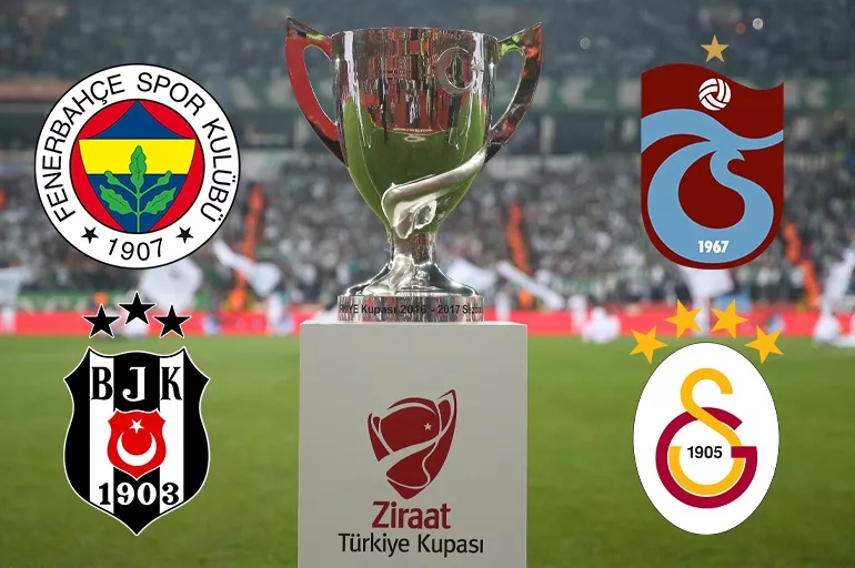 Türkiye Kupası kuraları çekiliyor! Fenerbahçe Galatasaray Beşiktaş ve Trabzonspor'un rakipleri belli oluyor