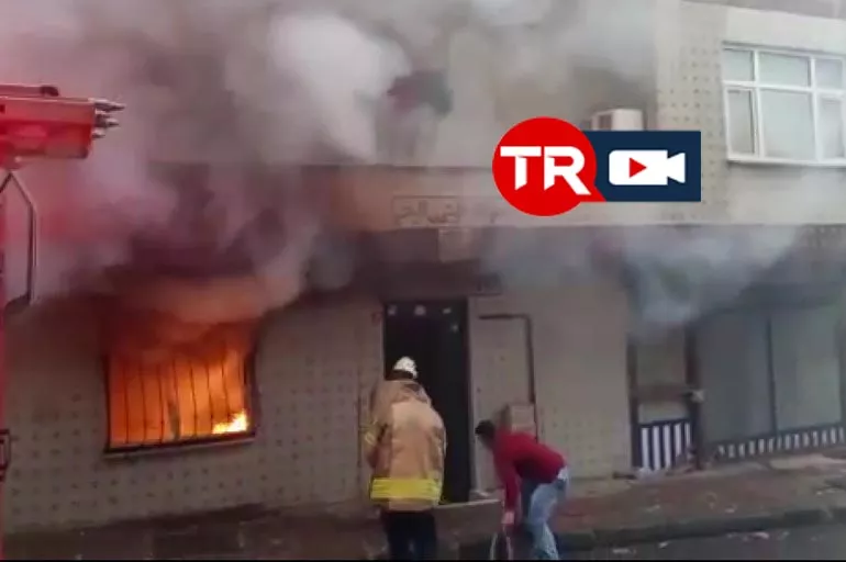 Bağcılar'da yangın paniği! Binada mahsur kalan 8 kişi ölümden döndü